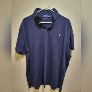Polo Ralph Lauren navy polo shirt 2XL